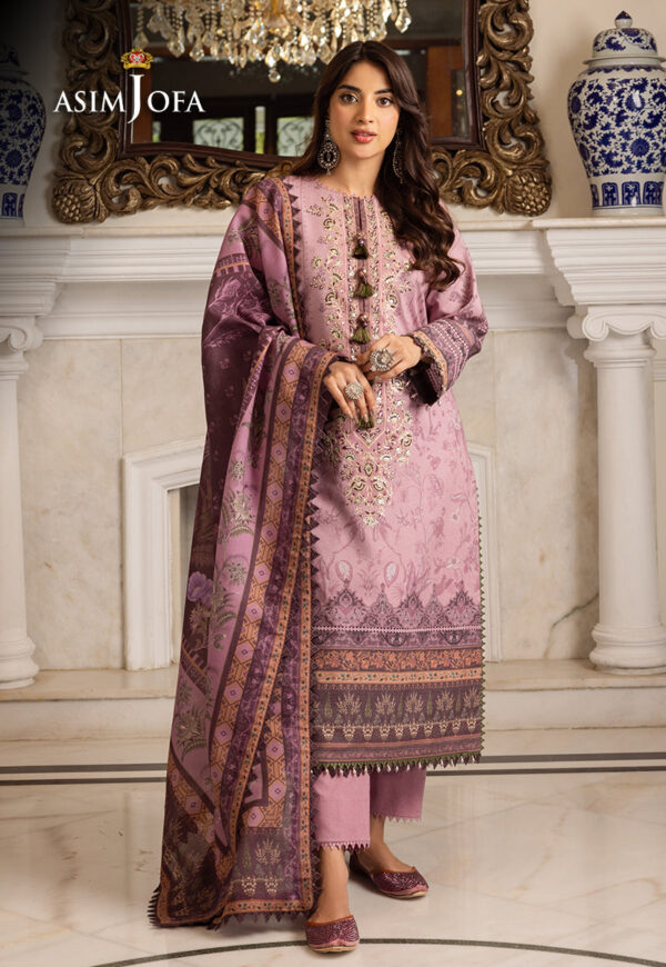 Asim Jofa Ajiwp-03 Printed Karandi Stitched