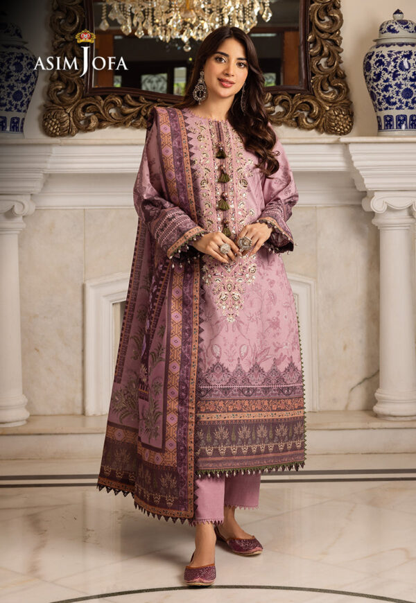 Asim Jofa Ajiwp-03 Printed Karandi Stitched