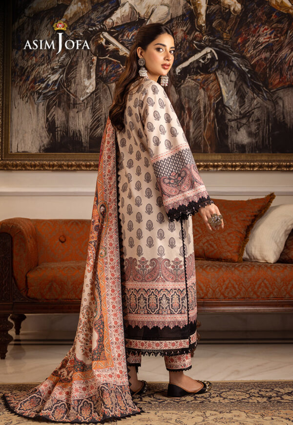 Asim Jofa Ajiwp-06 Printed Karandi Stitched