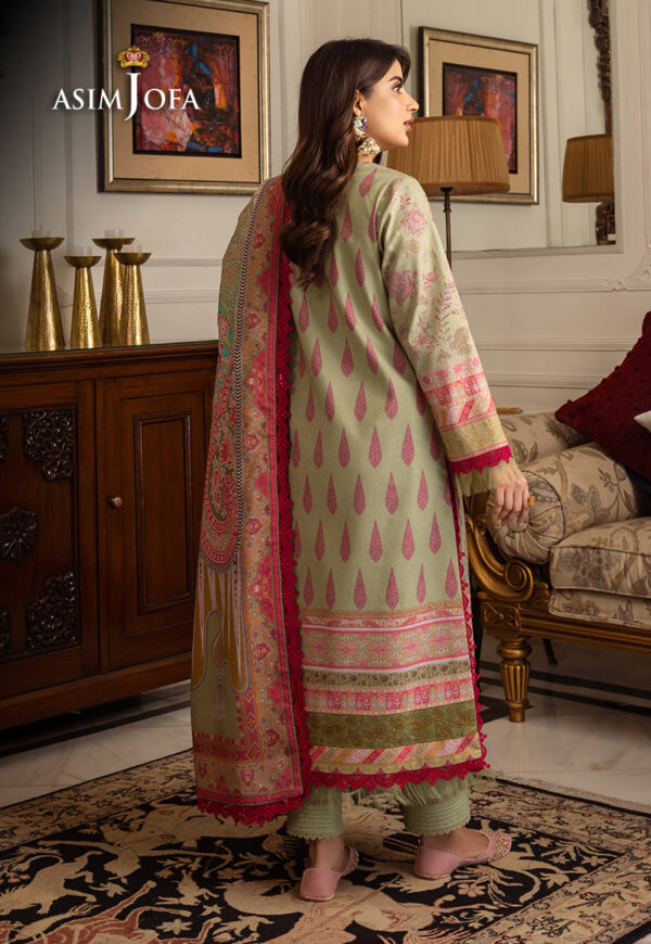 Asim Jofa Ajiwp-08 Embroidered Karandi Stitched