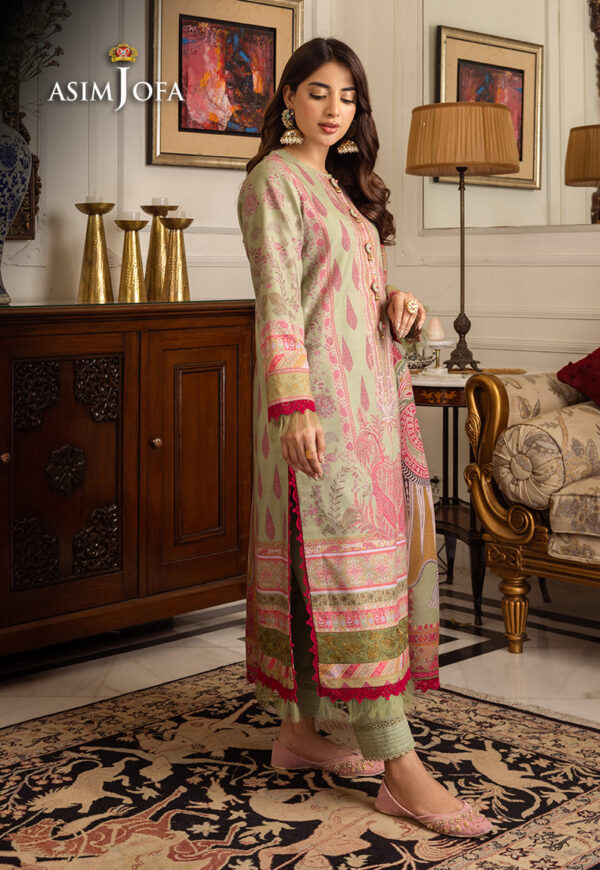 Asim Jofa Ajiwp-08 Embroidered Karandi Stitched