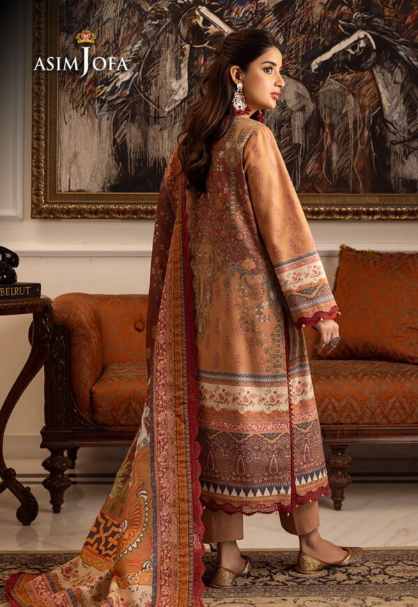 Asim Jofa Ajiwp-10 Embroidered Karandi Stitched