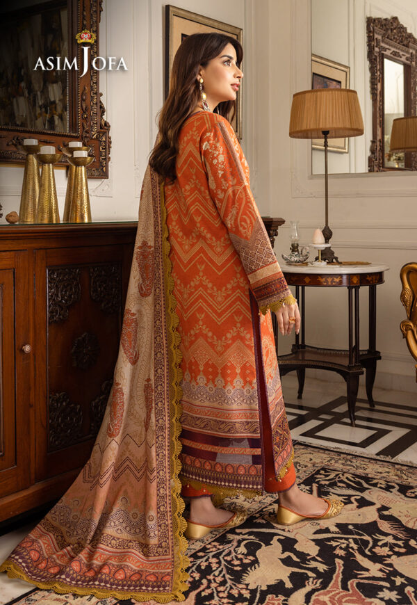 Asim Jofa Ajiwp-12 Embroidered Khaddar Stitched