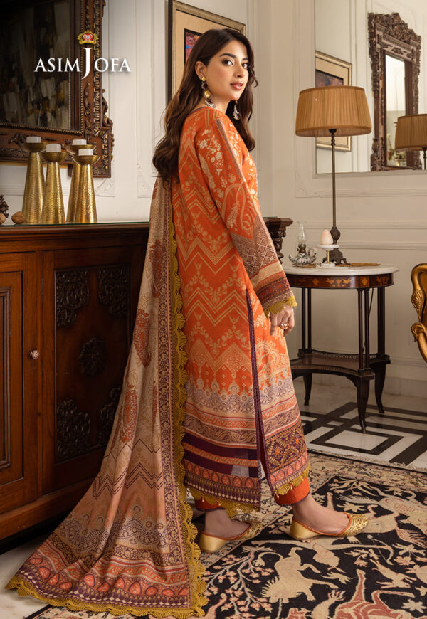 Asim Jofa Ajiwp-12 Embroidered Khaddar Stitched