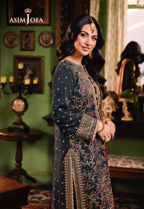 Asim Jofa Ajlp-01 Embroidered Twisted Lawn