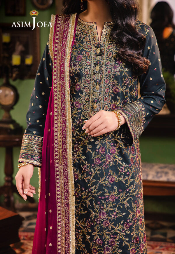 Asim Jofa Ajlp-01 Embroidered Twisted Lawn