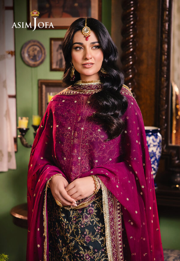 Asim Jofa Ajlp-01 Embroidered Twisted Lawn