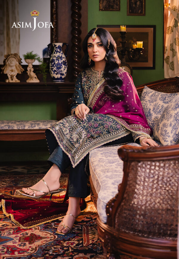 Asim Jofa Ajlp-01 Embroidered Twisted Lawn