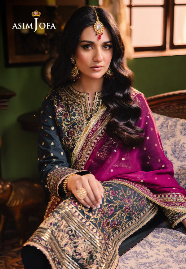 Asim Jofa Ajlp-01 Embroidered Twisted Lawn
