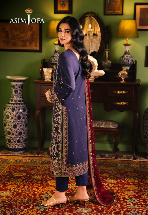 Asim Jofa Ajlp-02 Embroidered Twisted Lawn