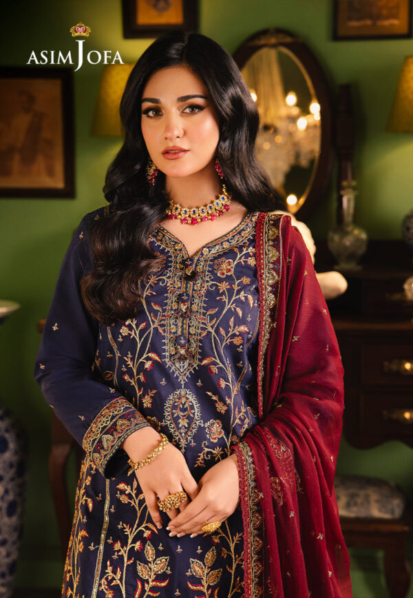 Asim Jofa Ajlp-02 Embroidered Twisted Lawn