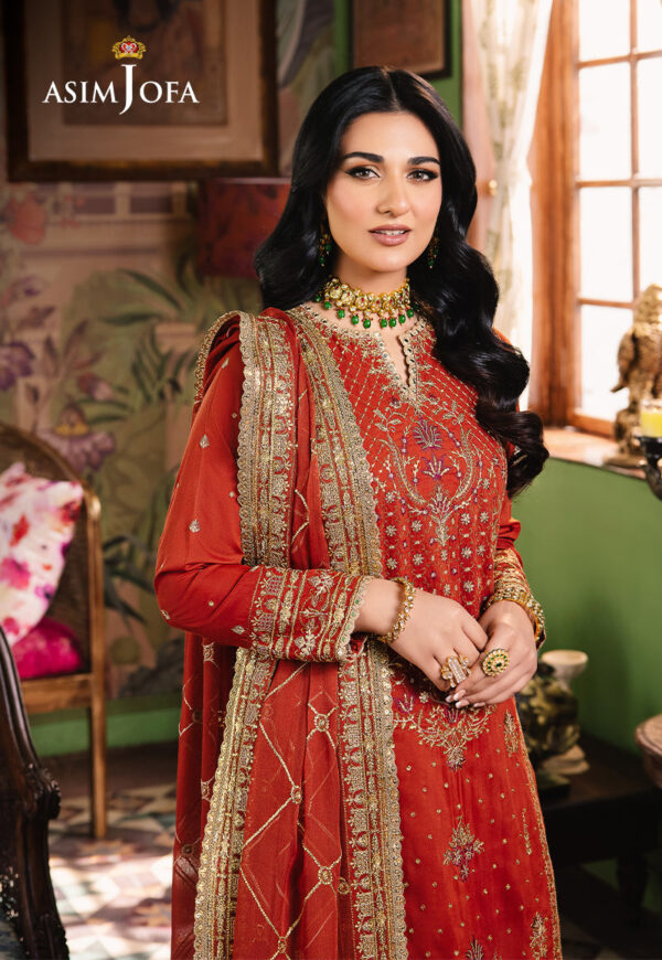Asim Jofa Ajlp-04 Embroidered Twisted Lawn