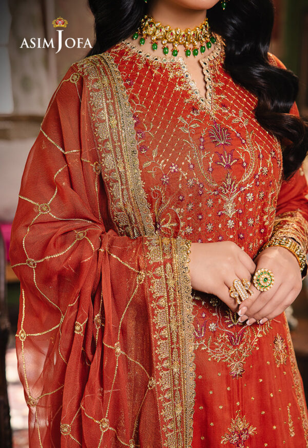 Asim Jofa Ajlp-04 Embroidered Twisted Lawn