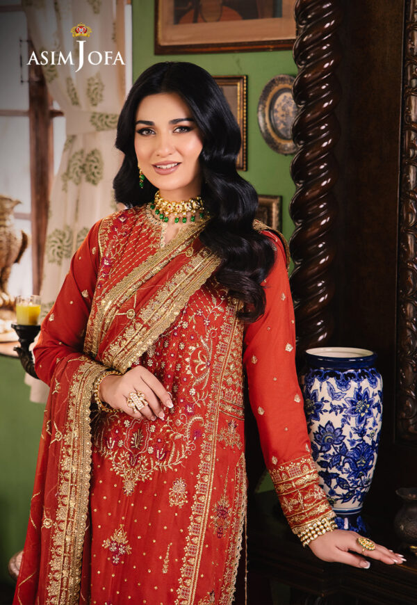 Asim Jofa Ajlp-04 Embroidered Twisted Lawn
