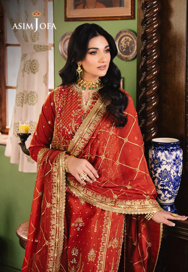Asim Jofa Ajlp-04 Embroidered Twisted Lawn