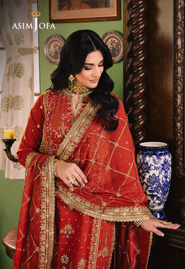 Asim Jofa Ajlp-04 Embroidered Twisted Lawn