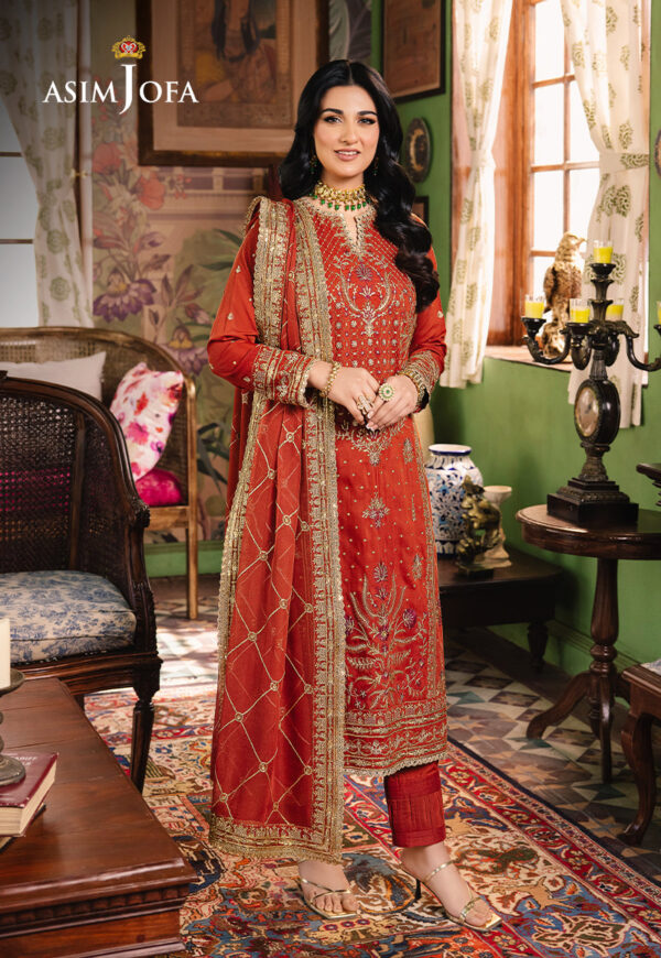 Asim Jofa Ajlp-04 Embroidered Twisted Lawn