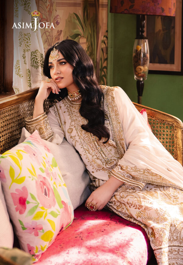 Asim Jofa Ajlp-05 Embroidered Twisted Lawn