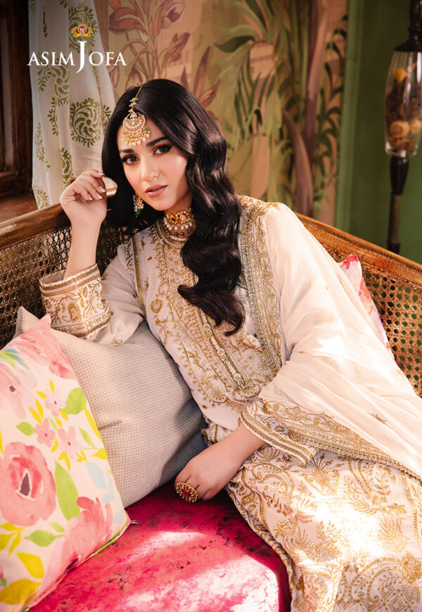 Asim Jofa Ajlp-05 Embroidered Twisted Lawn