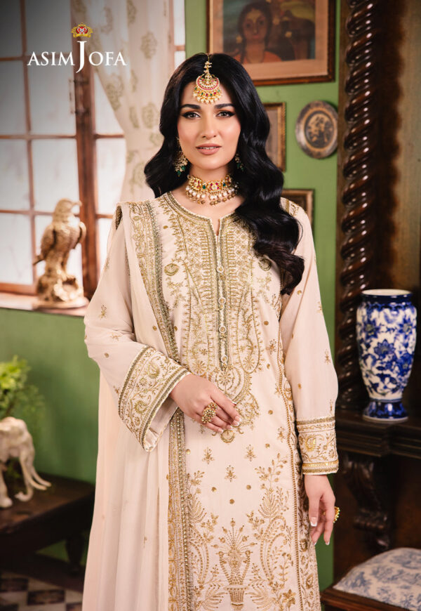 Asim Jofa Ajlp-05 Embroidered Twisted Lawn