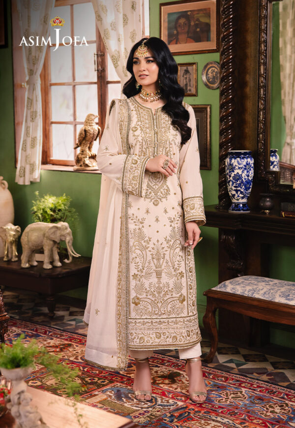 Asim Jofa Ajlp-05 Embroidered Twisted Lawn