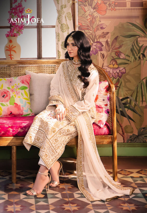 Asim Jofa Ajlp-05 Embroidered Twisted Lawn