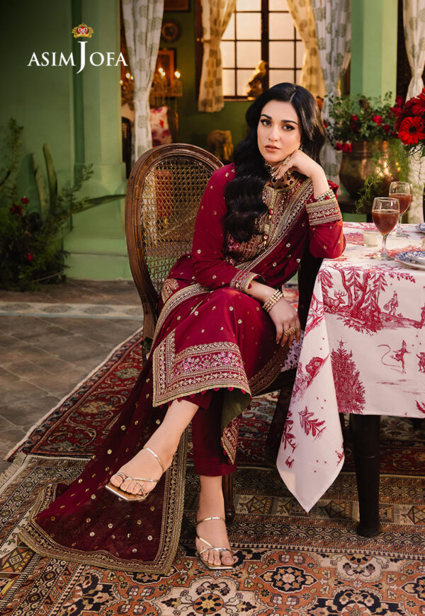 Asim Jofa Ajlp-06 Embroidered Twisted Lawn