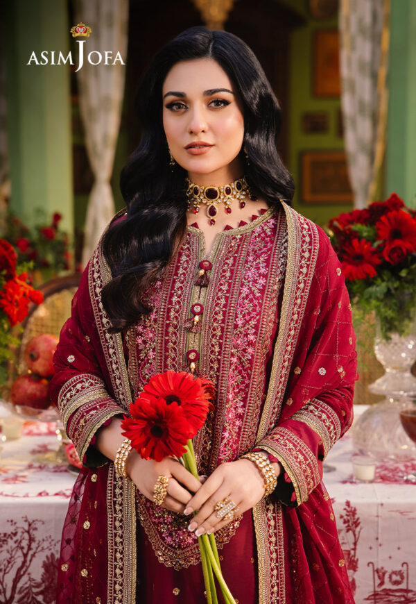 Asim Jofa Ajlp-06 Embroidered Twisted Lawn