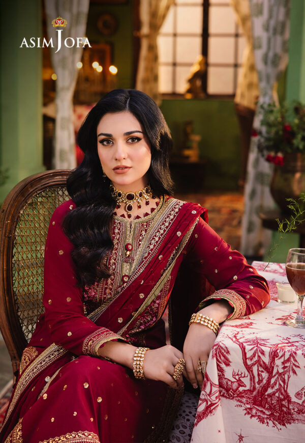 Asim Jofa Ajlp-06 Embroidered Twisted Lawn