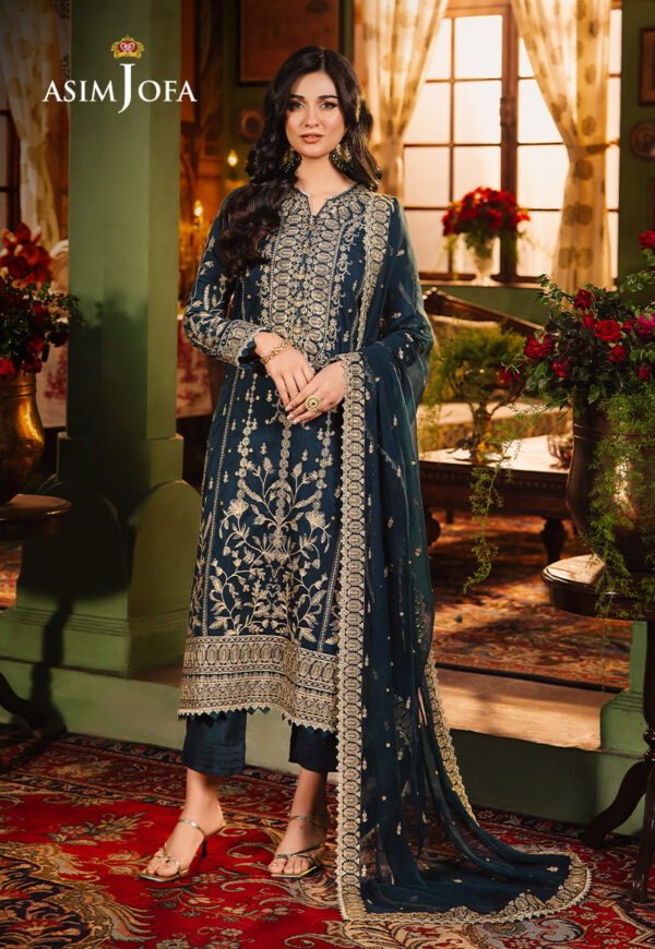 Asim Jofa Ajlp-07 Embroidered Twisted Lawn
