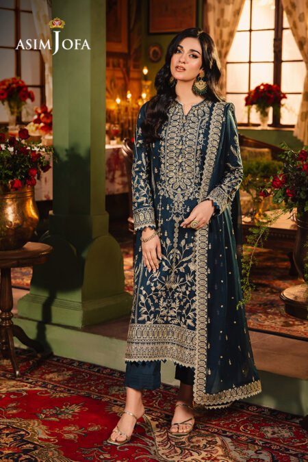Asim Jofa Ajlp-07 Embroidered Twisted Lawn 