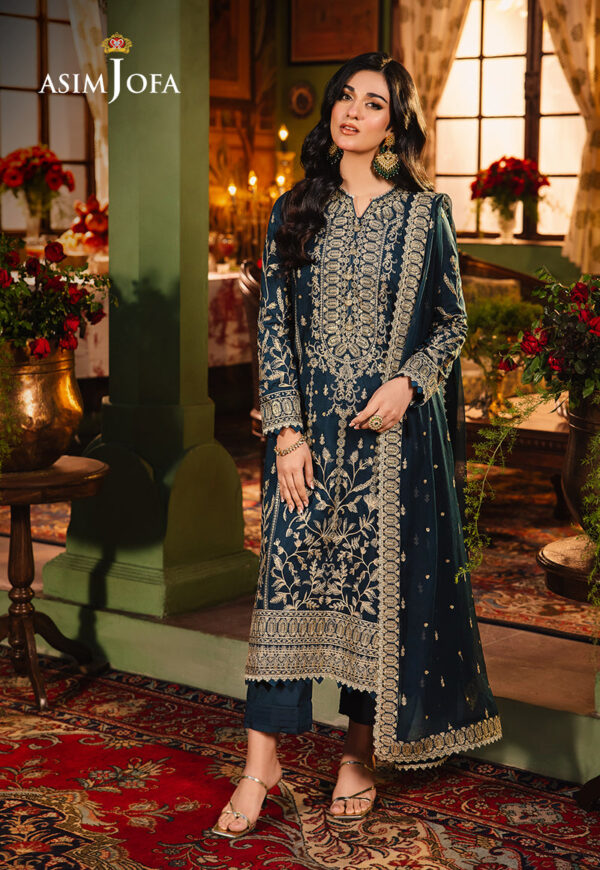 Asim Jofa Ajlp-07 Embroidered Twisted Lawn
