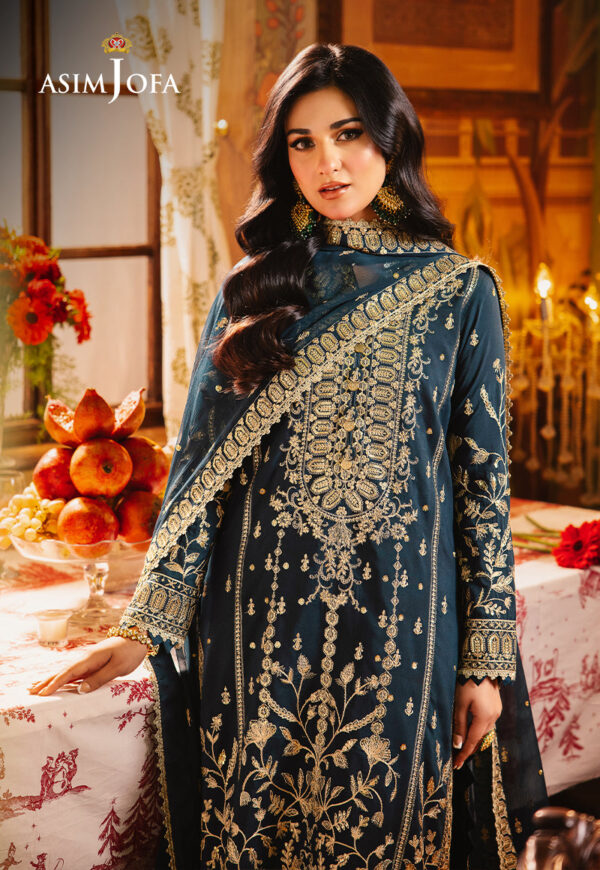 Asim Jofa Ajlp-07 Embroidered Twisted Lawn