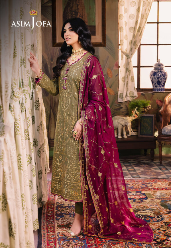 Asim Jofa Ajlp-08 Embroidered Twisted Lawn