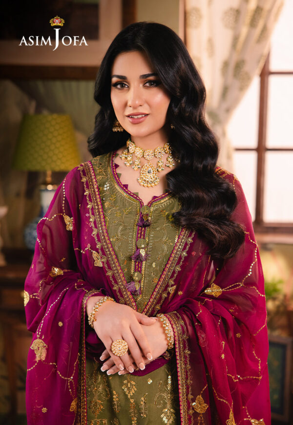 Asim Jofa Ajlp-08 Embroidered Twisted Lawn