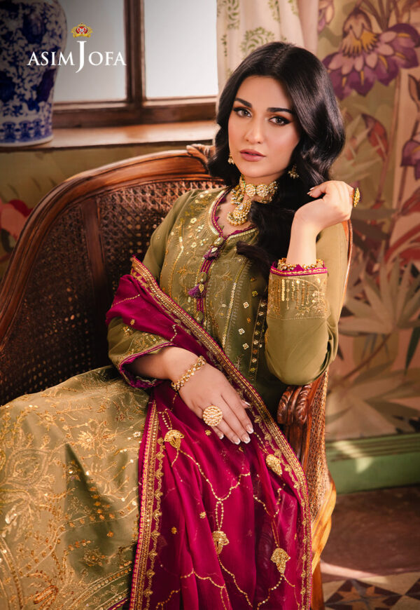 Asim Jofa Ajlp-08 Embroidered Twisted Lawn