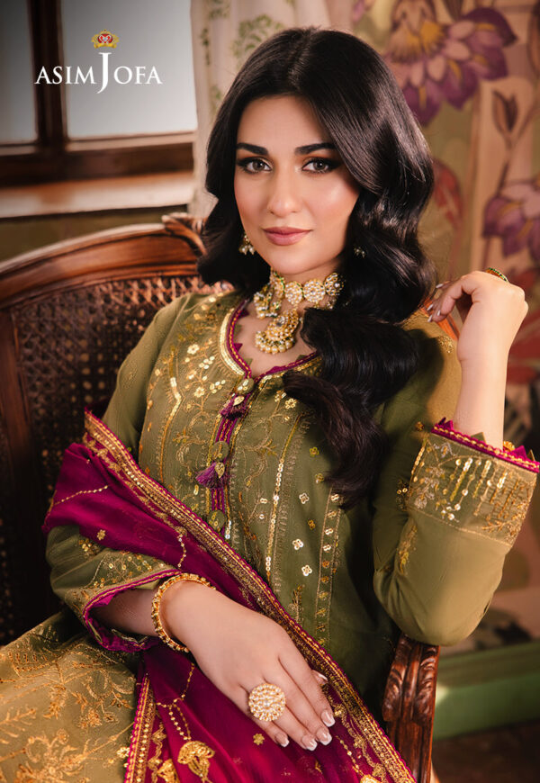Asim Jofa Ajlp-08 Embroidered Twisted Lawn