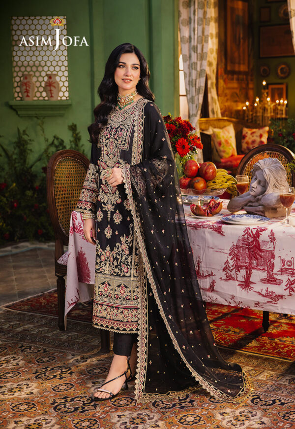 Asim Jofa Ajlp-09 Embroidered Twisted Lawn