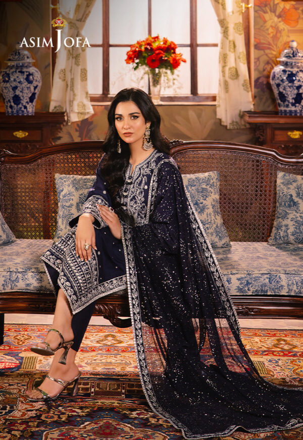 Asim Jofa Ajlp-10 Embroidered Twisted Lawn