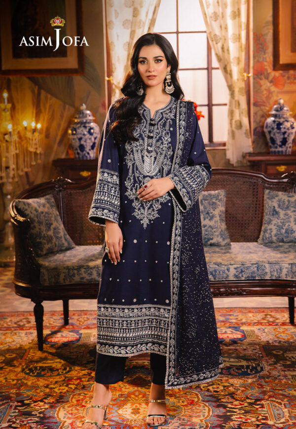 Asim Jofa Ajlp-10 Embroidered Twisted Lawn