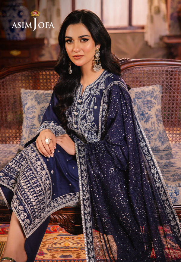 Asim Jofa Ajlp-10 Embroidered Twisted Lawn