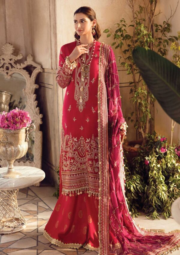 Afrozeh Wedding Zinnia D 9 La Fuchsia