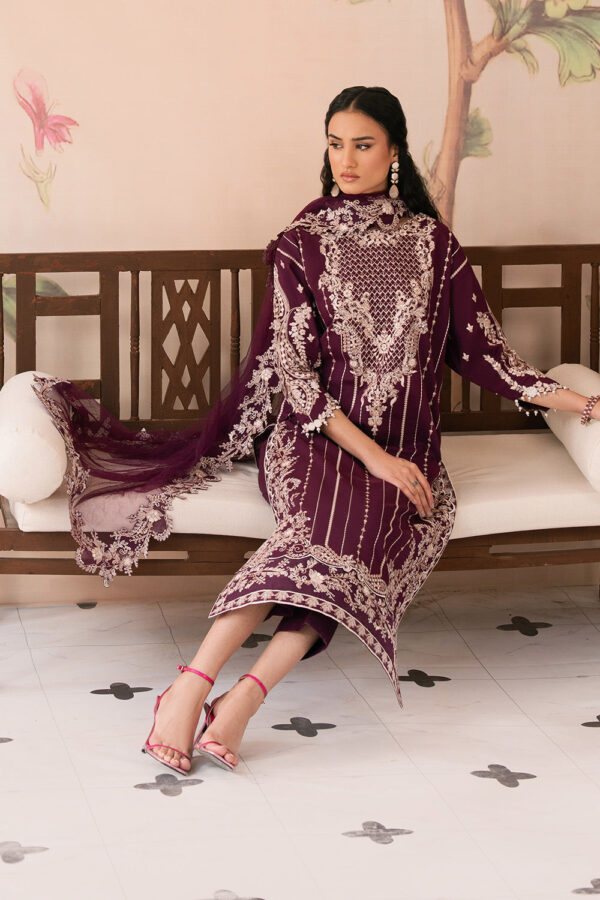 Maryum N Maria Alaleh Ms50163 Eid Luxury Lawn'25 Collection - Image 4