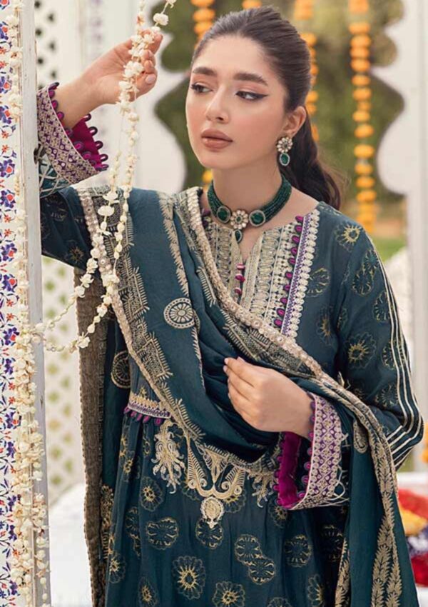 Al Zohaib D 06 Sunehri Sham Summer Dress