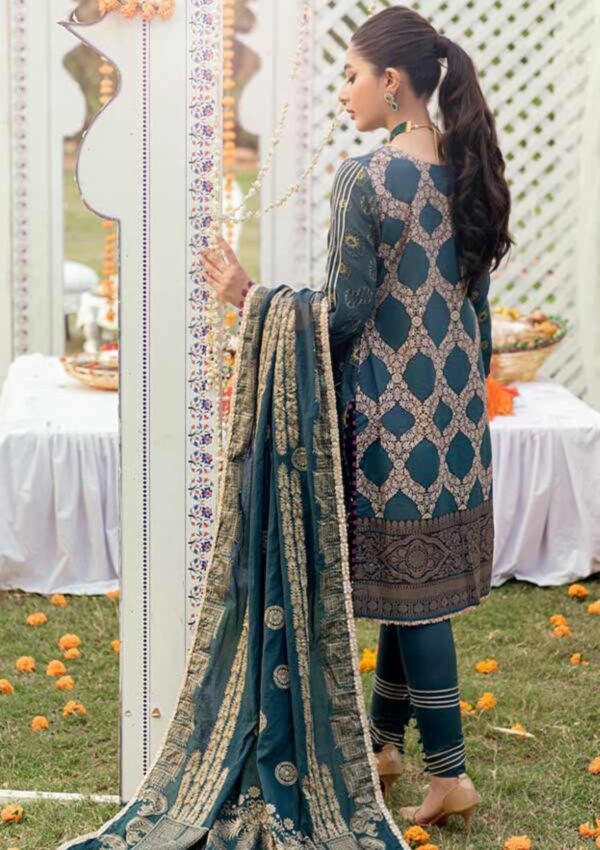 Al Zohaib D 06 Sunehri Sham Summer Dress
