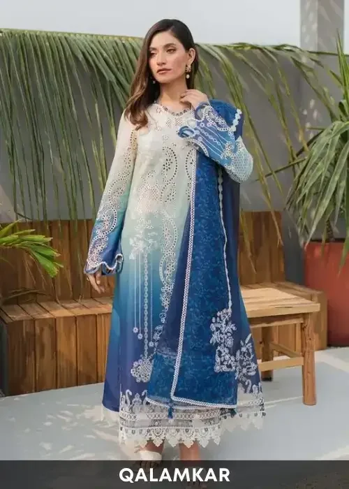 QalamKar Pakistani Dresses online at IZ Emporium