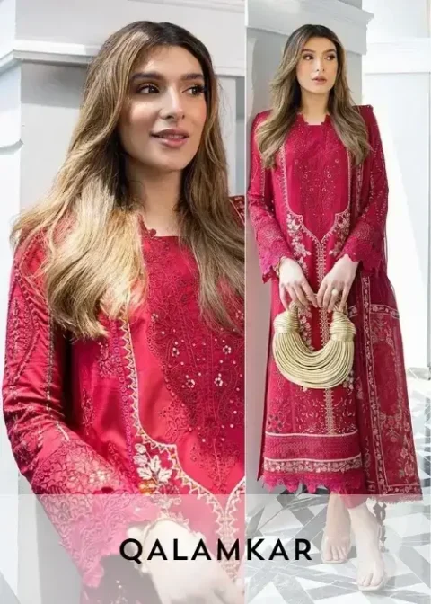 Qalamkar Pakistani Dresses Online UK & USA